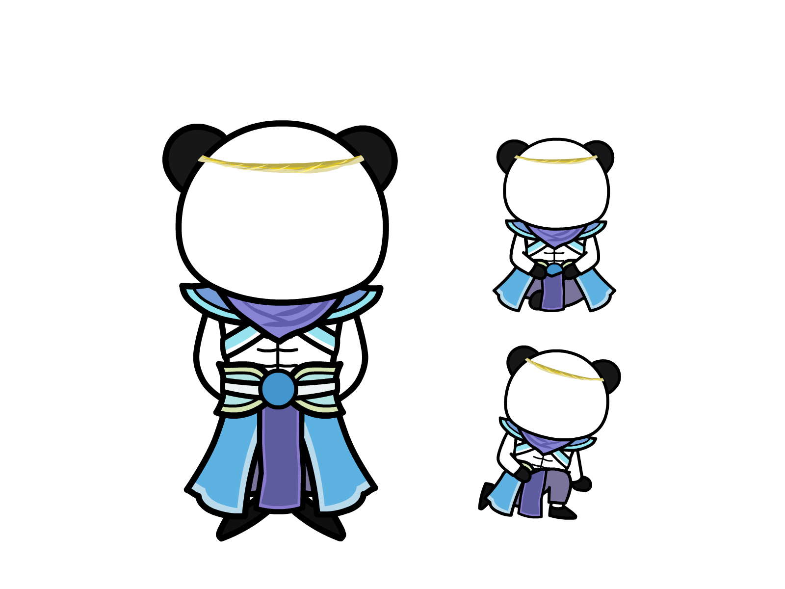 人物图-玄幻修仙-多动作-男5