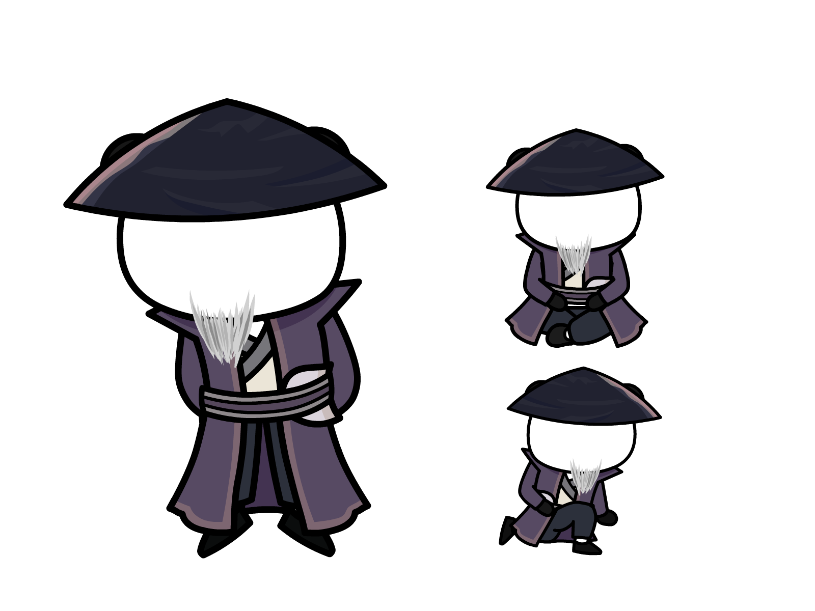 人物图-玄幻修仙-多动作-男10