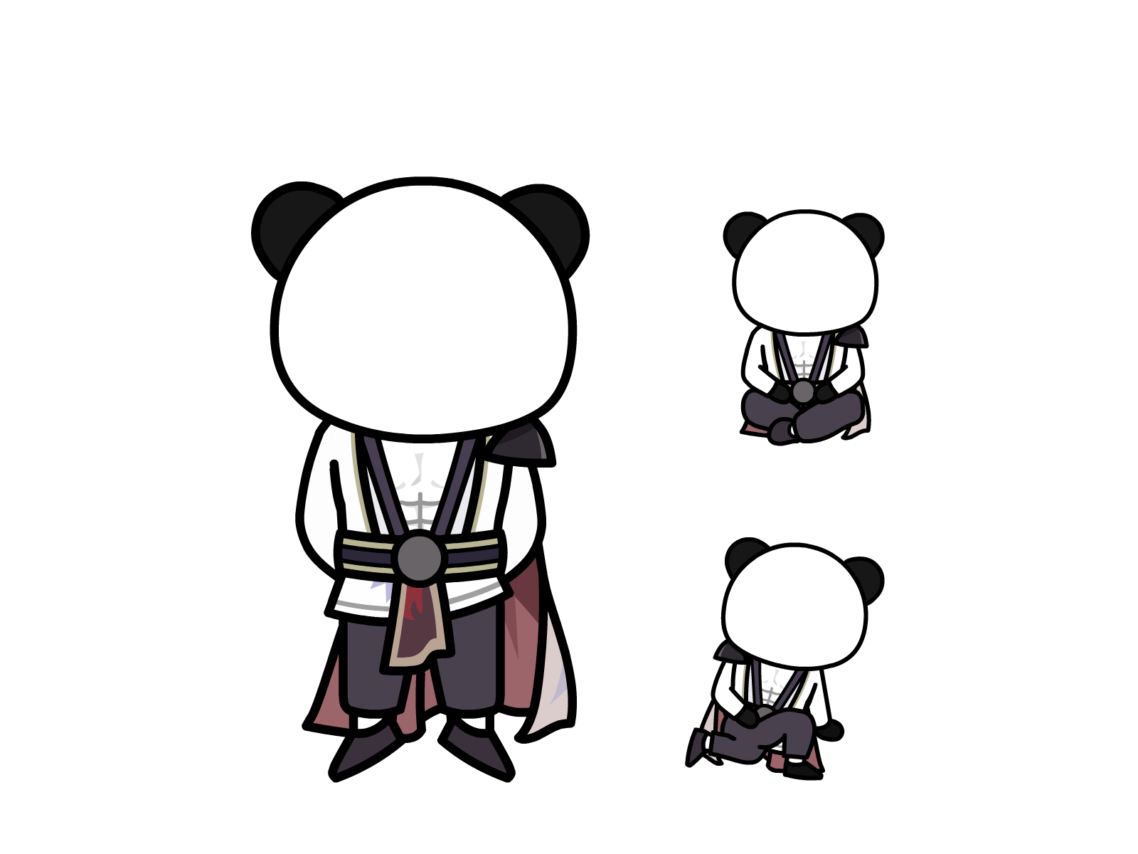 人物图-玄幻修仙-多动作-男2