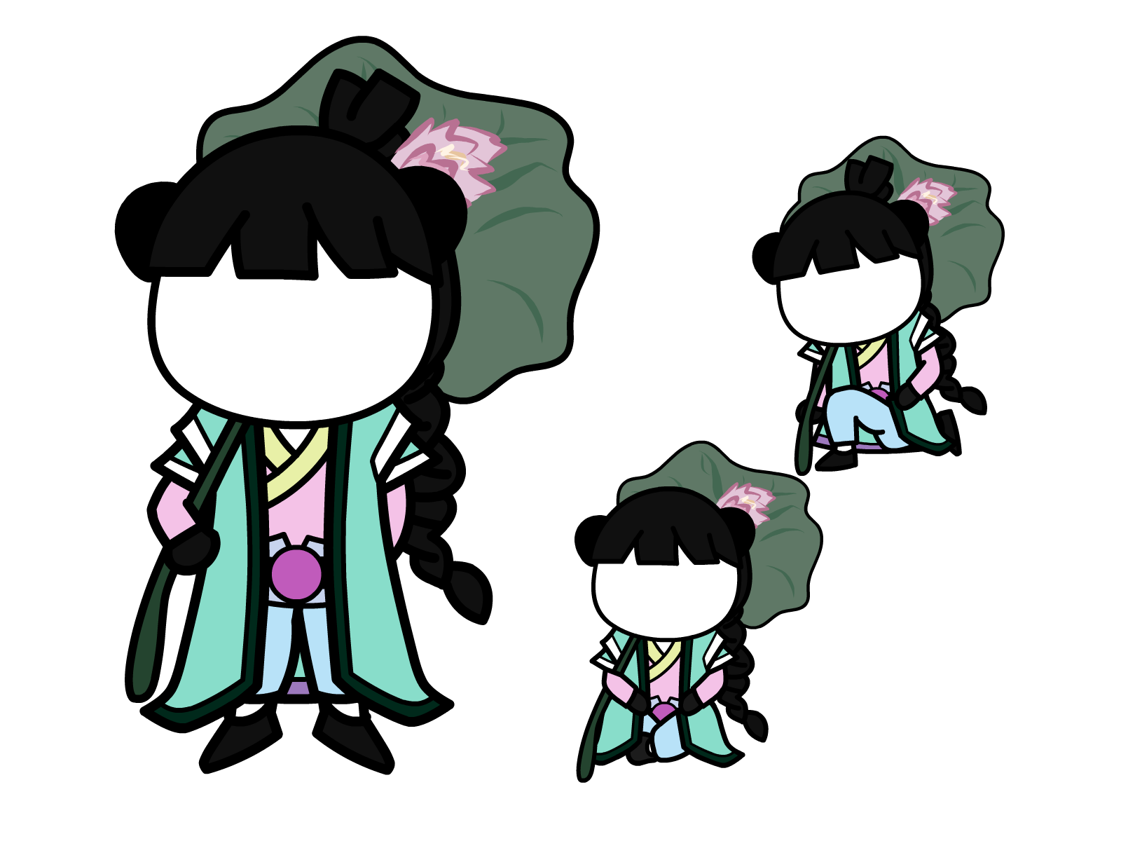 人物图-玄幻修仙-多动作-女4