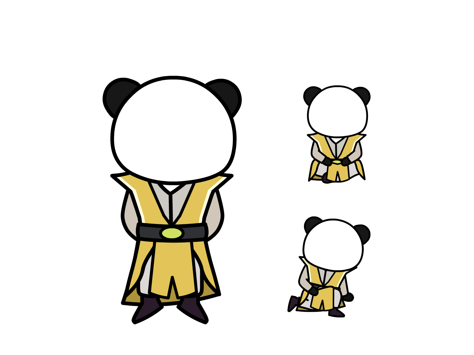 人物图-玄幻修仙-多动作-男2