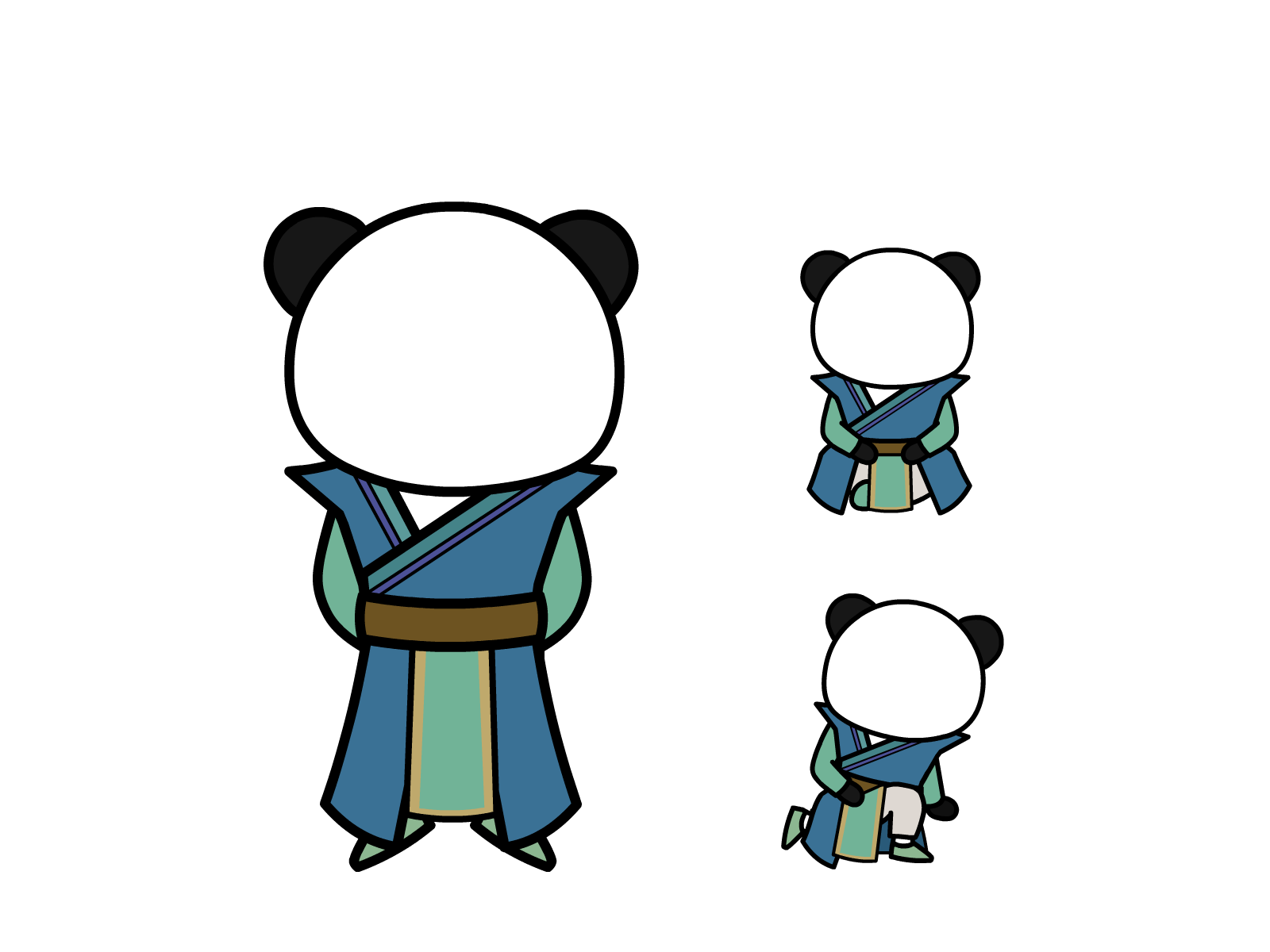 人物图-玄幻修仙-多动作-男1