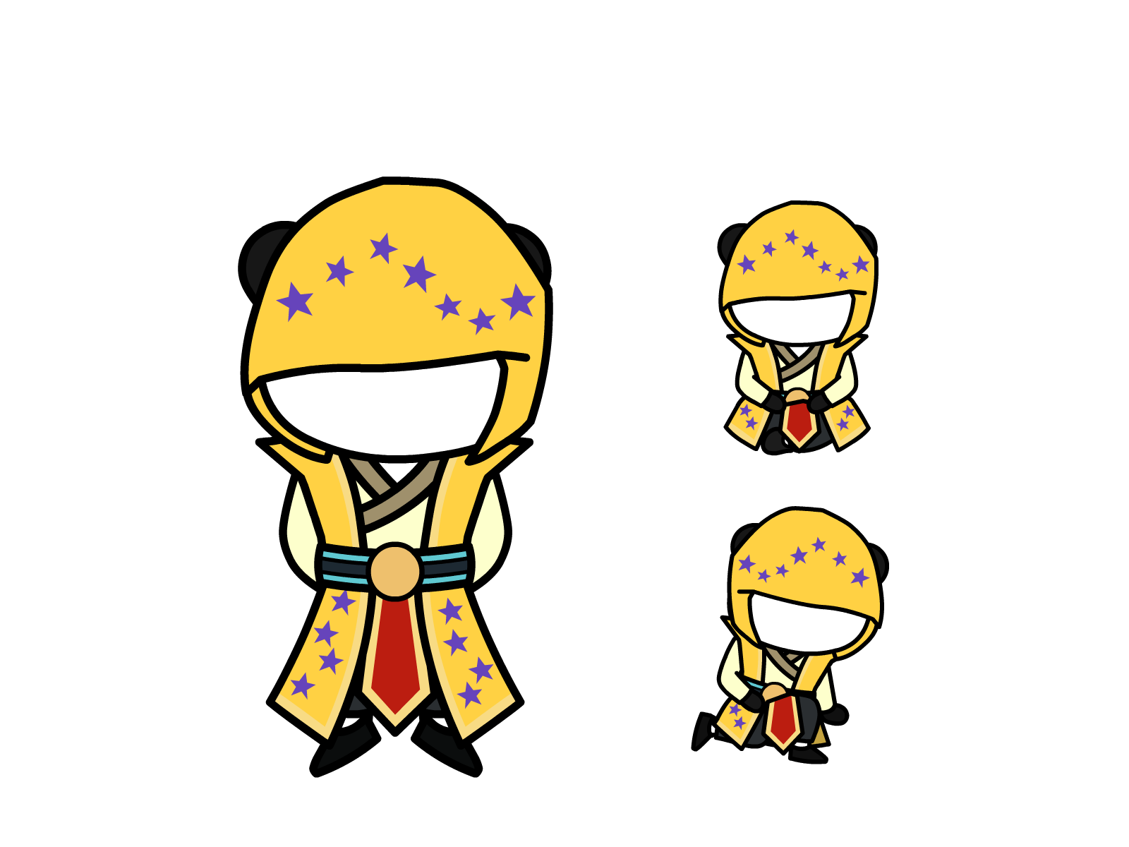 人物图-玄幻修仙-多动作-男3