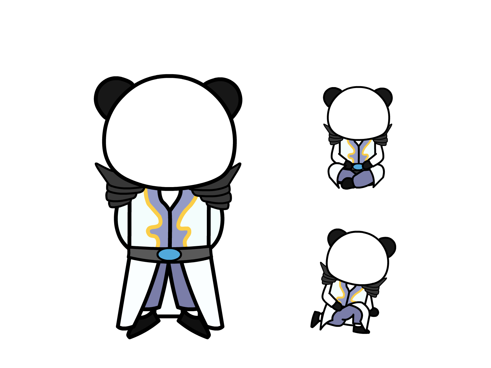 人物图-玄幻修仙-多动作-男7